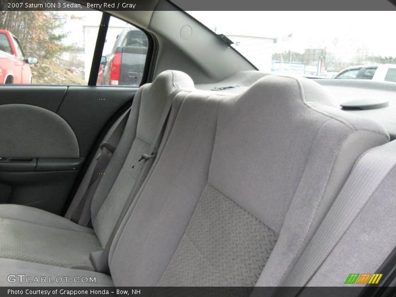 Berry Red / Gray 2007 Saturn ION 3 Sedan