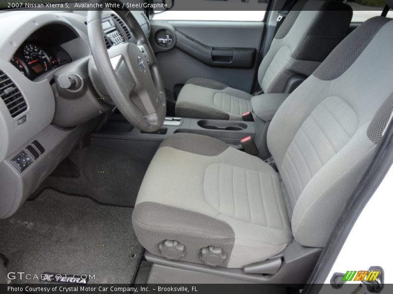 Avalanche White / Steel/Graphite 2007 Nissan Xterra S