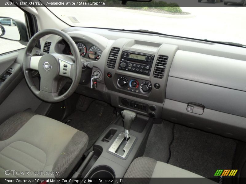 Avalanche White / Steel/Graphite 2007 Nissan Xterra S