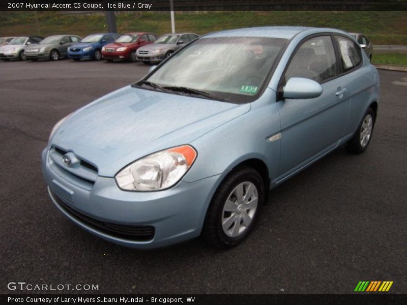 Ice Blue / Gray 2007 Hyundai Accent GS Coupe