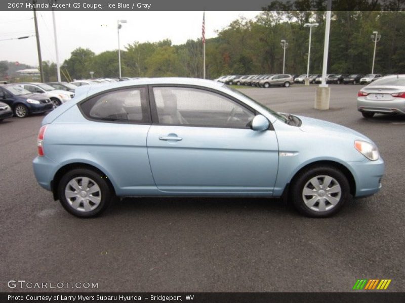 Ice Blue / Gray 2007 Hyundai Accent GS Coupe
