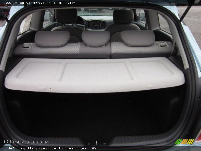 Ice Blue / Gray 2007 Hyundai Accent GS Coupe