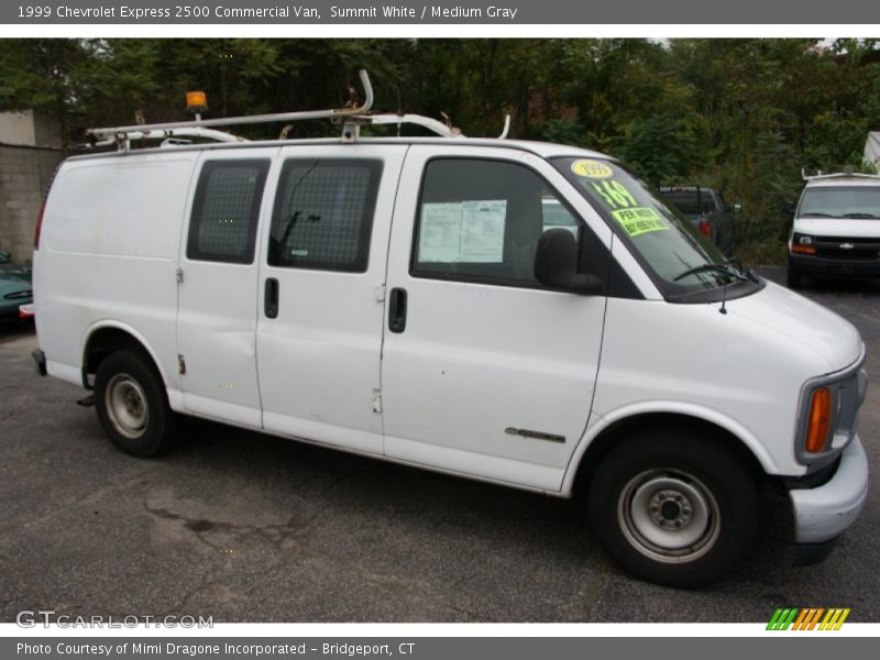 Summit White / Medium Gray 1999 Chevrolet Express 2500 Commercial Van