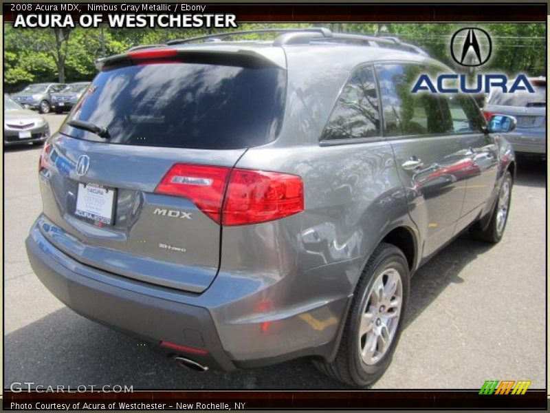 Nimbus Gray Metallic / Ebony 2008 Acura MDX