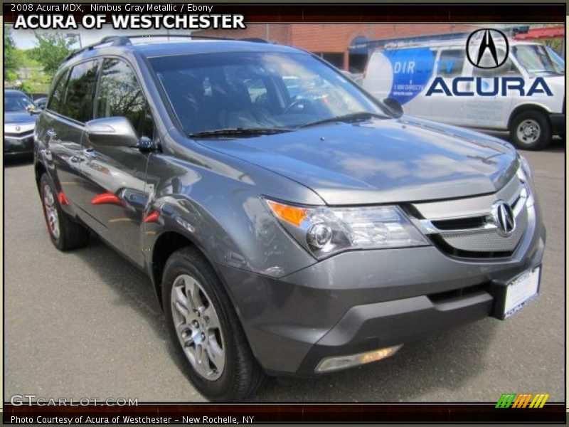 Nimbus Gray Metallic / Ebony 2008 Acura MDX