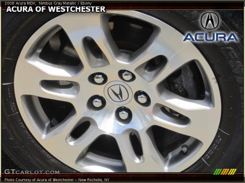 Nimbus Gray Metallic / Ebony 2008 Acura MDX