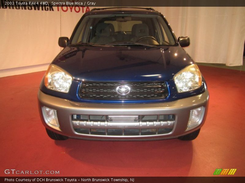 Spectra Blue Mica / Gray 2003 Toyota RAV4 4WD