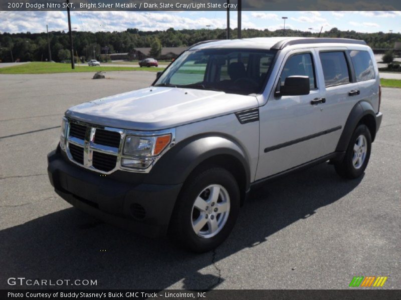 Bright Silver Metallic / Dark Slate Gray/Light Slate Gray 2007 Dodge Nitro SXT