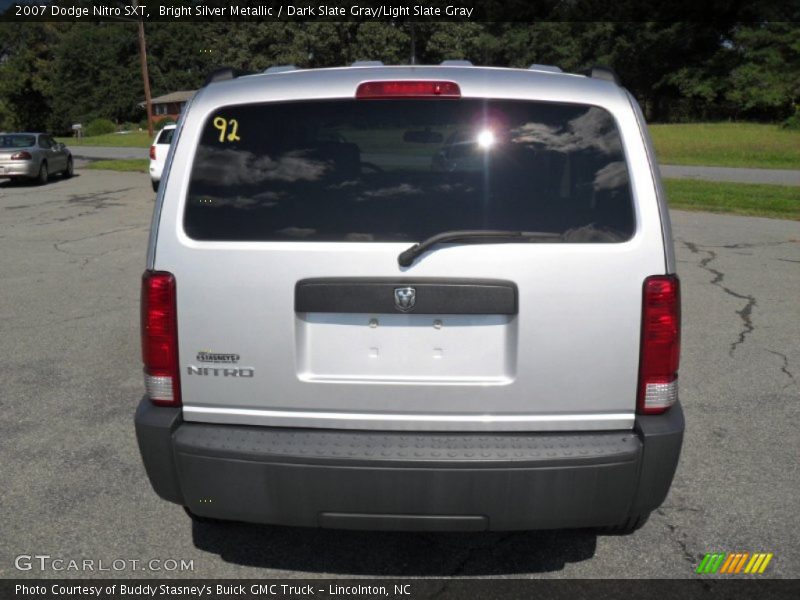 Bright Silver Metallic / Dark Slate Gray/Light Slate Gray 2007 Dodge Nitro SXT