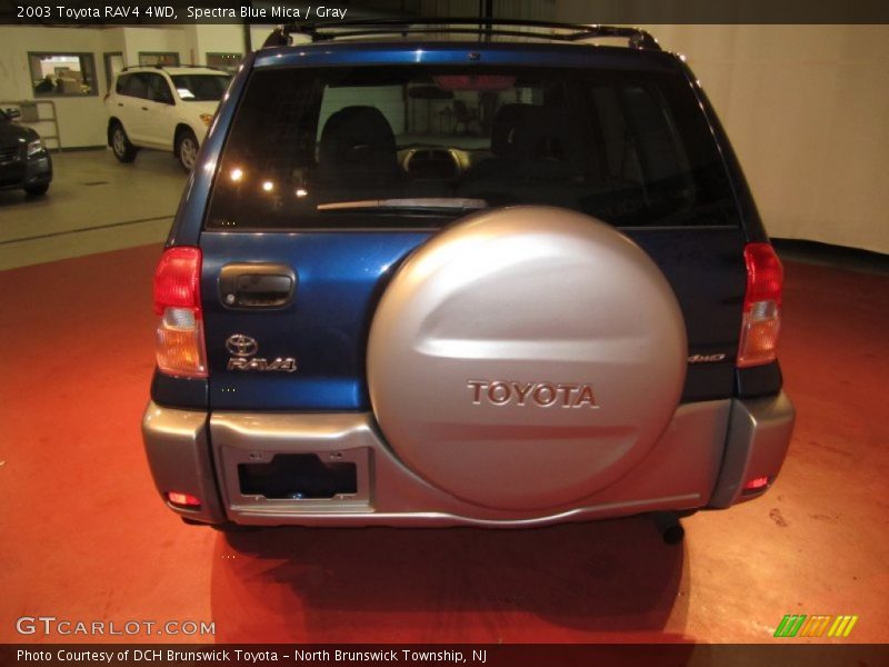 Spectra Blue Mica / Gray 2003 Toyota RAV4 4WD
