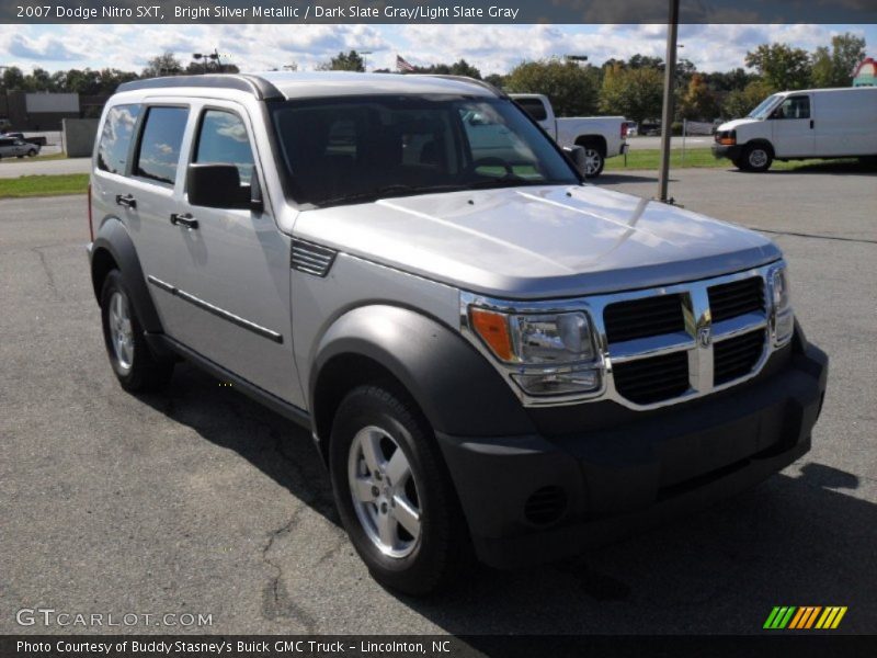 Bright Silver Metallic / Dark Slate Gray/Light Slate Gray 2007 Dodge Nitro SXT