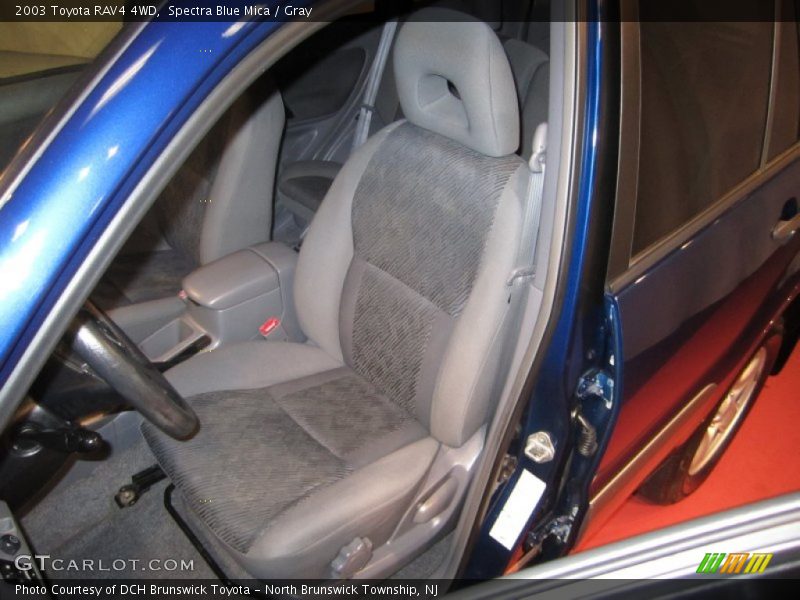 Spectra Blue Mica / Gray 2003 Toyota RAV4 4WD