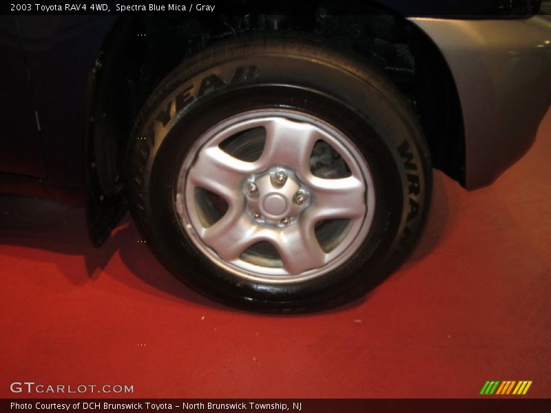 Spectra Blue Mica / Gray 2003 Toyota RAV4 4WD