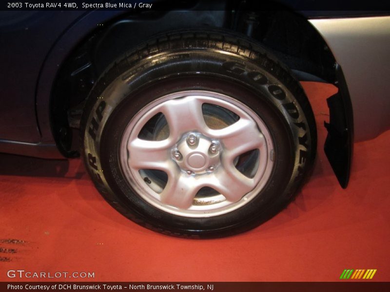Spectra Blue Mica / Gray 2003 Toyota RAV4 4WD