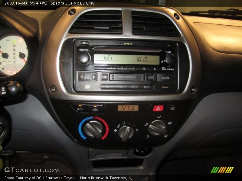 Spectra Blue Mica / Gray 2003 Toyota RAV4 4WD