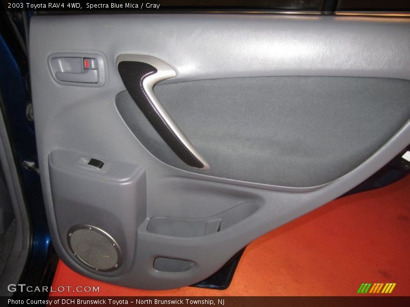 Spectra Blue Mica / Gray 2003 Toyota RAV4 4WD