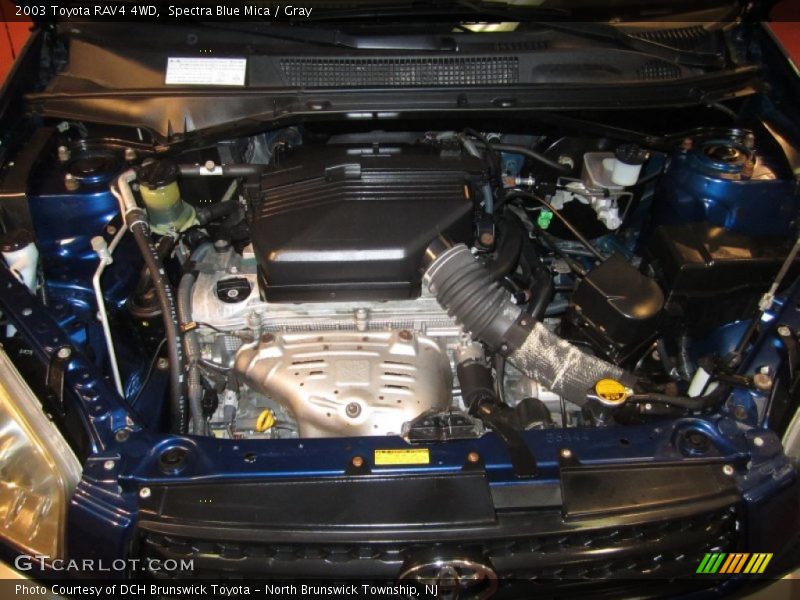 Spectra Blue Mica / Gray 2003 Toyota RAV4 4WD