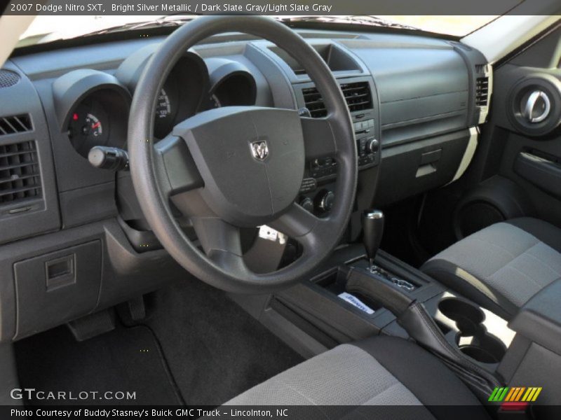 Bright Silver Metallic / Dark Slate Gray/Light Slate Gray 2007 Dodge Nitro SXT