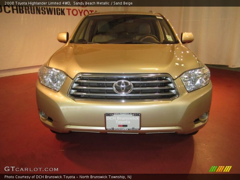 Sandy Beach Metallic / Sand Beige 2008 Toyota Highlander Limited 4WD