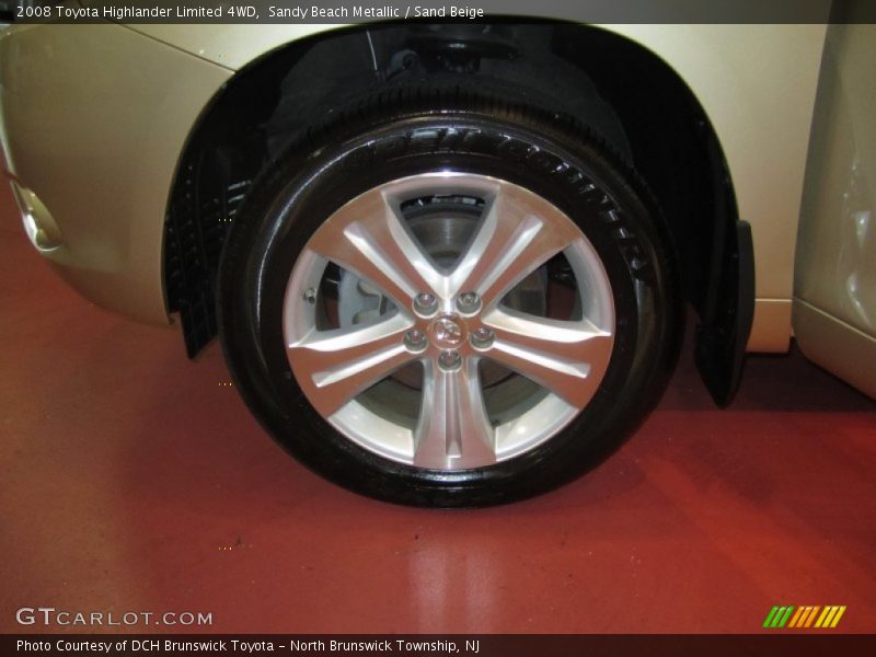 Sandy Beach Metallic / Sand Beige 2008 Toyota Highlander Limited 4WD