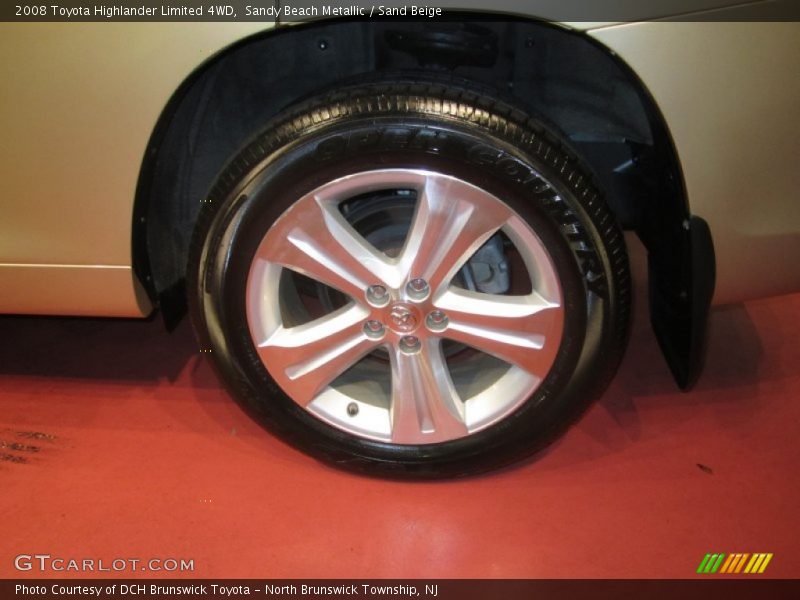 Sandy Beach Metallic / Sand Beige 2008 Toyota Highlander Limited 4WD