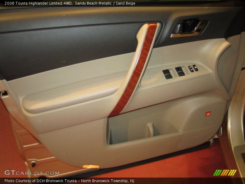 Sandy Beach Metallic / Sand Beige 2008 Toyota Highlander Limited 4WD