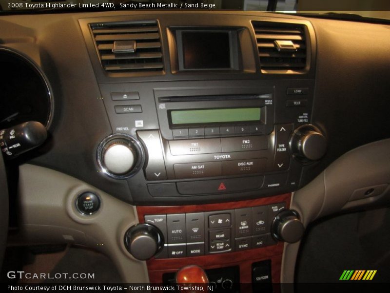 Sandy Beach Metallic / Sand Beige 2008 Toyota Highlander Limited 4WD
