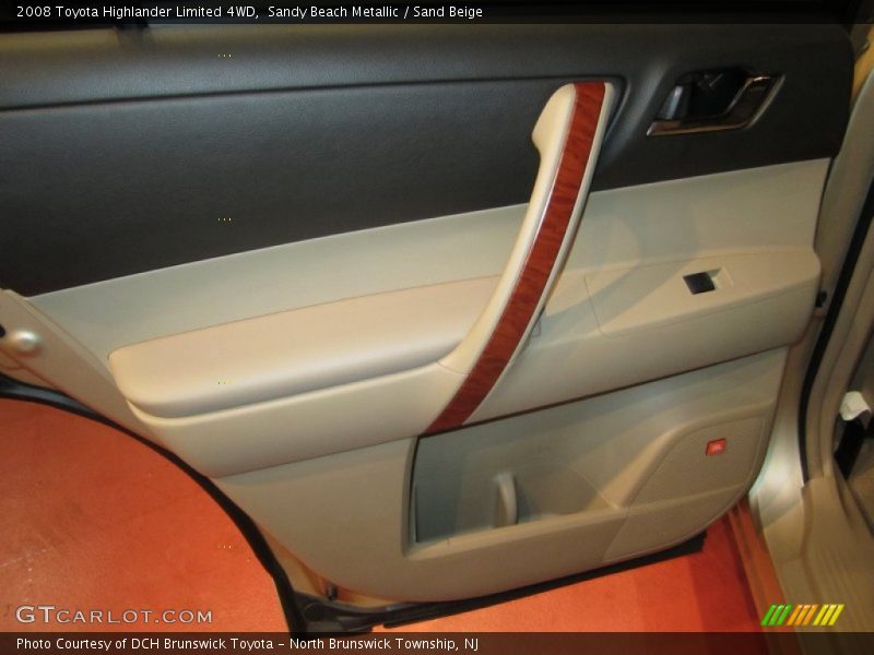 Sandy Beach Metallic / Sand Beige 2008 Toyota Highlander Limited 4WD