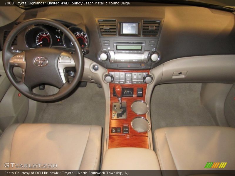 Sandy Beach Metallic / Sand Beige 2008 Toyota Highlander Limited 4WD