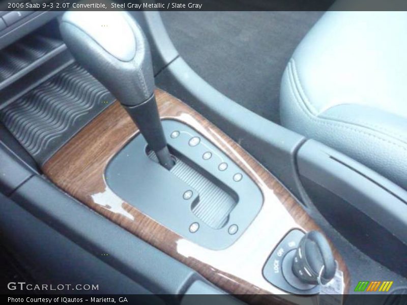 Steel Gray Metallic / Slate Gray 2006 Saab 9-3 2.0T Convertible