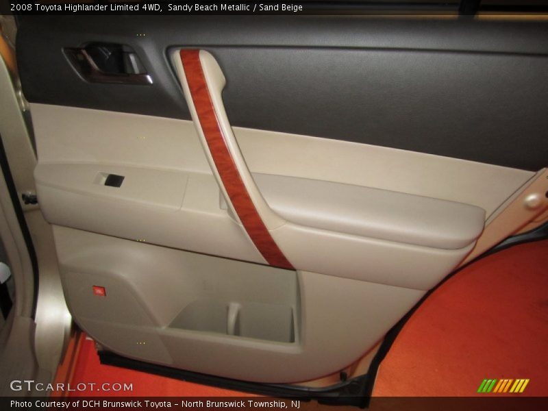 Sandy Beach Metallic / Sand Beige 2008 Toyota Highlander Limited 4WD