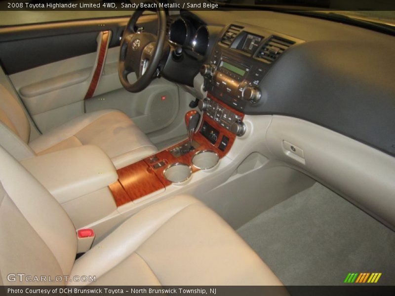 Sandy Beach Metallic / Sand Beige 2008 Toyota Highlander Limited 4WD
