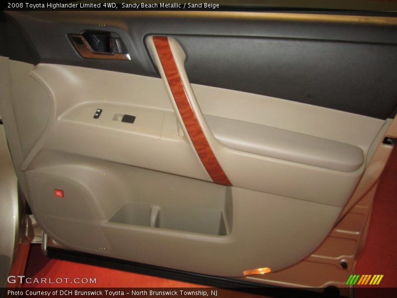 Sandy Beach Metallic / Sand Beige 2008 Toyota Highlander Limited 4WD