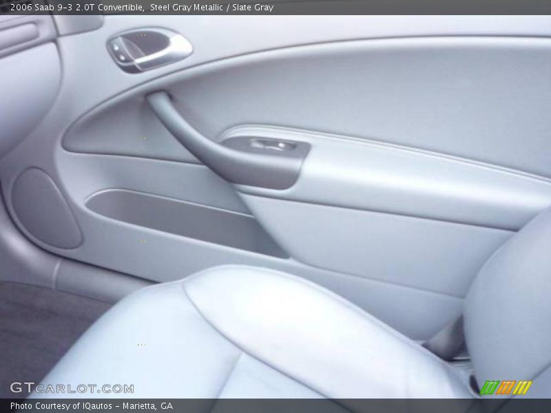 Steel Gray Metallic / Slate Gray 2006 Saab 9-3 2.0T Convertible