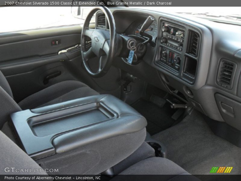 Blue Granite Metallic / Dark Charcoal 2007 Chevrolet Silverado 1500 Classic LT Extended Cab
