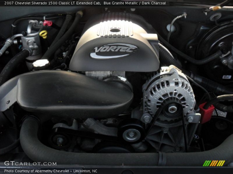 Blue Granite Metallic / Dark Charcoal 2007 Chevrolet Silverado 1500 Classic LT Extended Cab