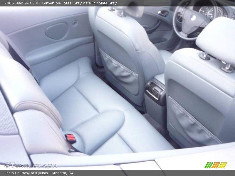 Steel Gray Metallic / Slate Gray 2006 Saab 9-3 2.0T Convertible