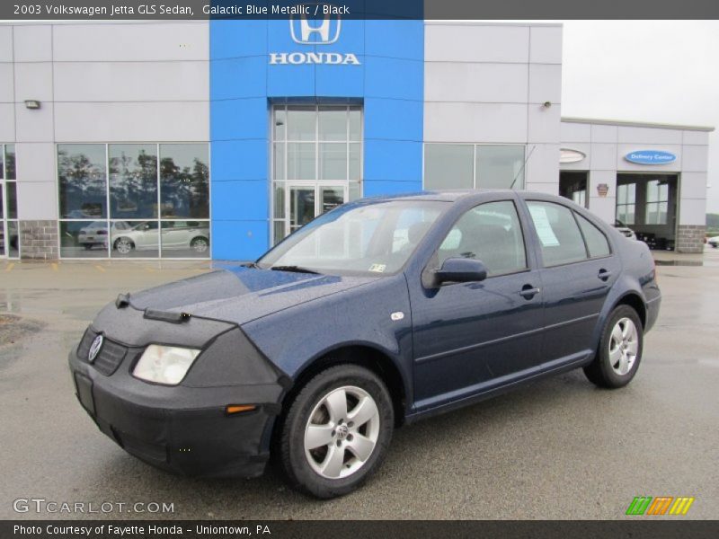 Galactic Blue Metallic / Black 2003 Volkswagen Jetta GLS Sedan