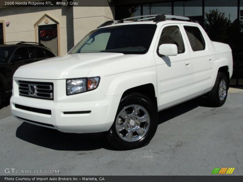 White / Gray 2006 Honda Ridgeline RTL