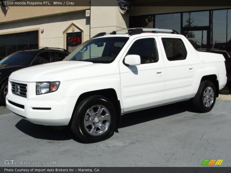 White / Gray 2006 Honda Ridgeline RTL