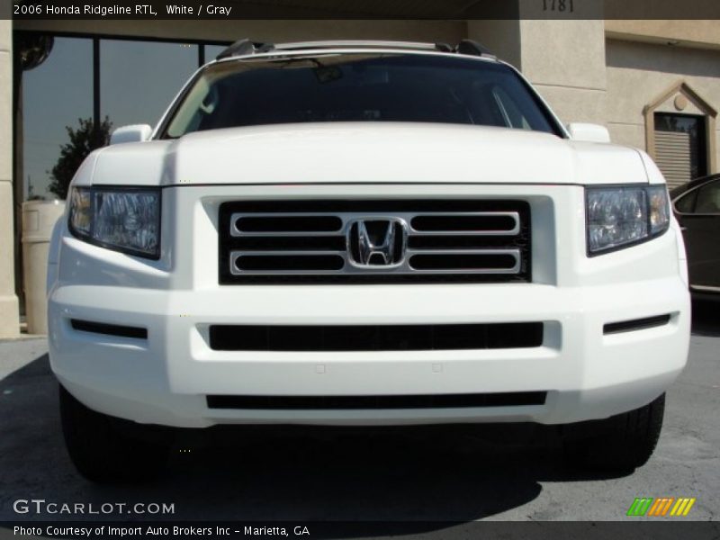 White / Gray 2006 Honda Ridgeline RTL