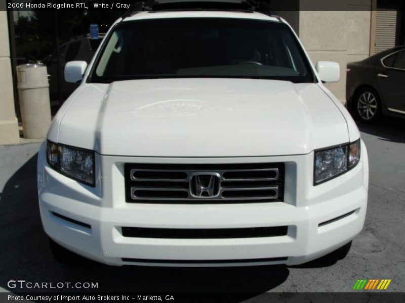 White / Gray 2006 Honda Ridgeline RTL