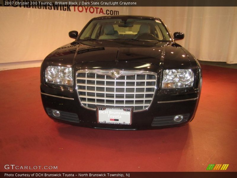 Brilliant Black / Dark Slate Gray/Light Graystone 2007 Chrysler 300 Touring