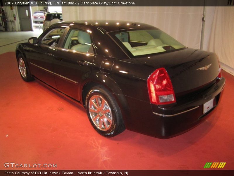 Brilliant Black / Dark Slate Gray/Light Graystone 2007 Chrysler 300 Touring