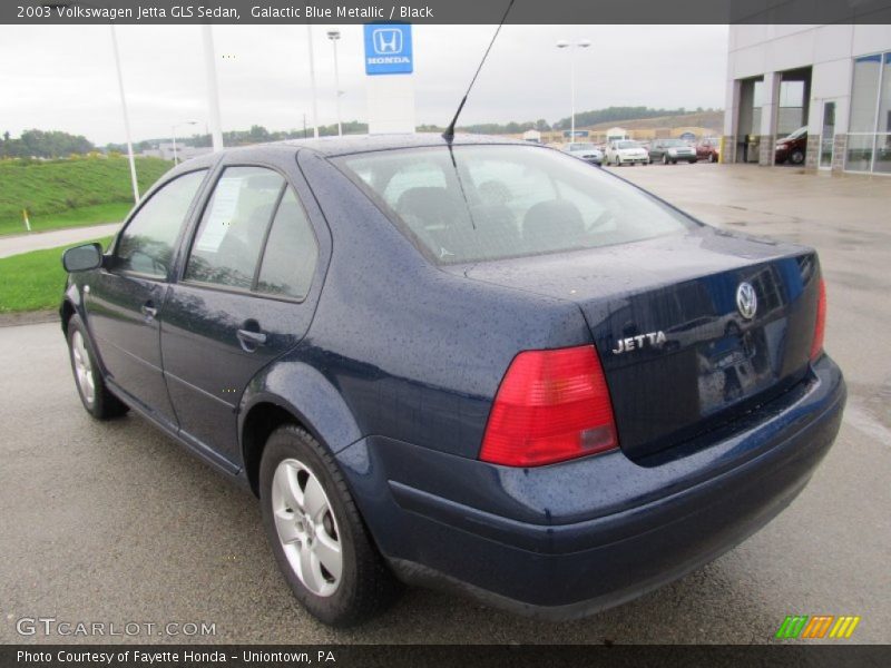 Galactic Blue Metallic / Black 2003 Volkswagen Jetta GLS Sedan