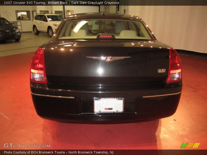 Brilliant Black / Dark Slate Gray/Light Graystone 2007 Chrysler 300 Touring