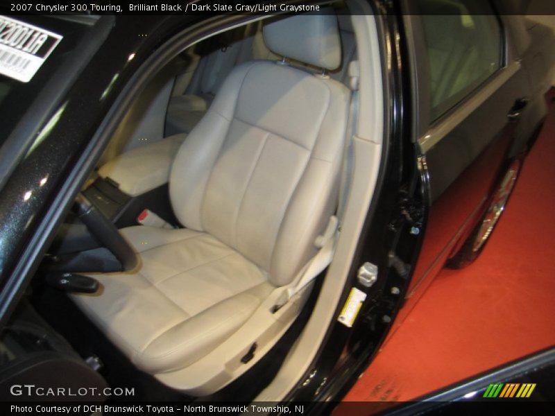 Brilliant Black / Dark Slate Gray/Light Graystone 2007 Chrysler 300 Touring