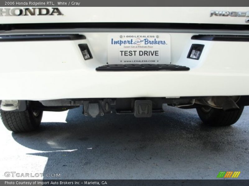 White / Gray 2006 Honda Ridgeline RTL