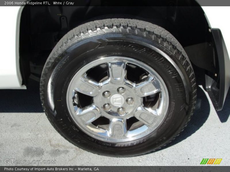 White / Gray 2006 Honda Ridgeline RTL