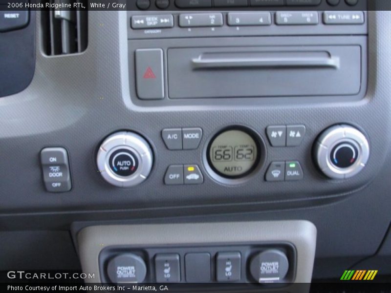 White / Gray 2006 Honda Ridgeline RTL